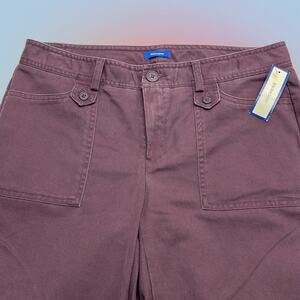 DOCKERS Women’s 10 Purple FAVORITE FIT Bootcut Chino Pant